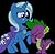 Trixie and Spike Go Down th...