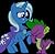Trixie and Spike Go Down th...