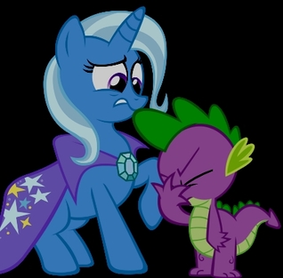 Trixie and Spike Go Down the Hooooole!