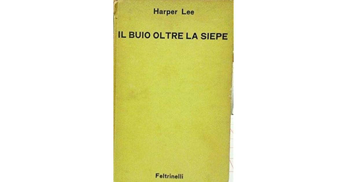 Riassunto Libro Il Buio Oltre La Siepe