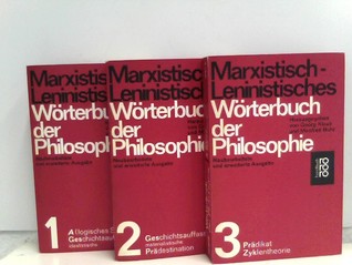 Marxistisch-leninistisches Wörterbuch der Philosophie. (Paperback)