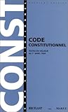Code constitutionnel: Textes en vigueur au 1er septembre 1996 (French Edition)