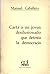 Carta a un joven desilusionado que detesta la democracia