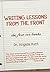 Writing Lessons from the Front: The First Ten Books