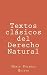 Textos clásicos del derecho...
