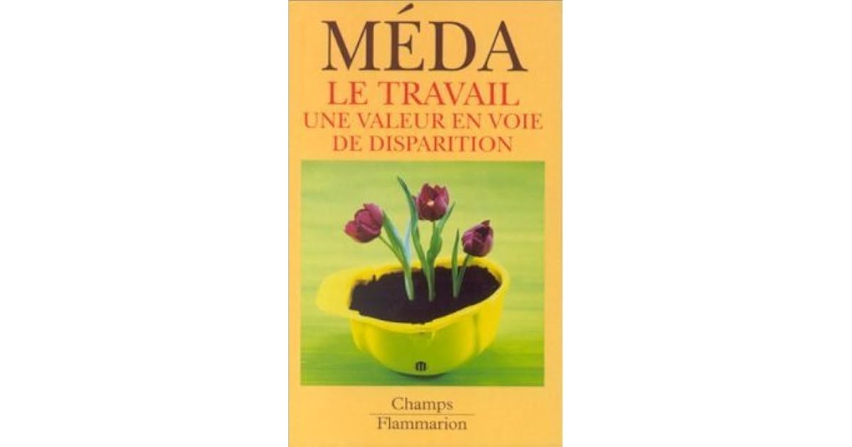 Le travail Une valeur en voie de disparition by Dominique Méda Le travail Une valeur en voie de disparition by Dominique Méda