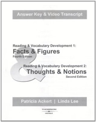 Facts & Figures, 4th Edition / Thoughts & Notions, 2nd Edition Answer Key & Video Transcript