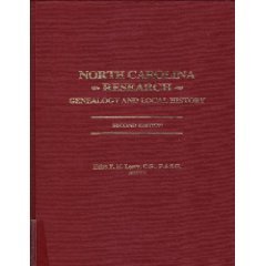 North Carolina Research: Genealogy and Local History (Hardcover)