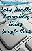 Easy Kindle Formatting Using Google Docs by Caroline Winston