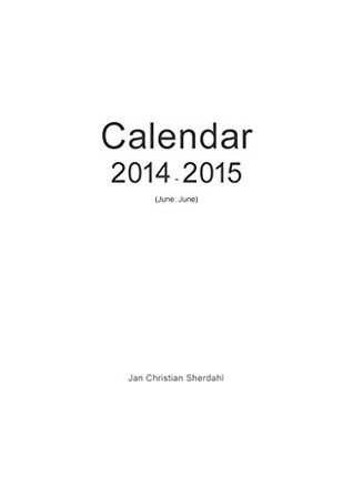 Calendar June 14 June 15 Pw By Jan Christian Sherdahl