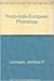 Proto-Indo-European Phonology