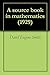 A source book in mathematics (1929)