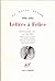 Lettres à Felice. I. Du 20 ...