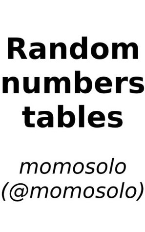 Random numbers tables