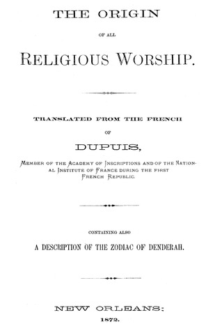 The Origin of all Religious Worship (ebook)