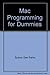 Mac Programming for Dummies