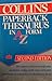 Collins Paperback Thesaurus: In A to Z Form