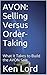 AVON: Selling Versus Order-...
