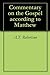 Commentary on the Gospel according to Matthew