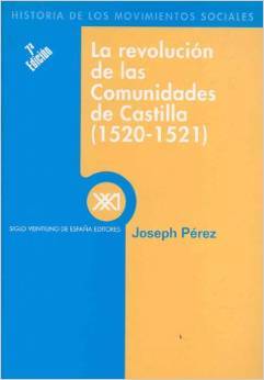 Portada de La revolución de las comunidades de Castilla, de Joseph Pérez