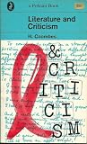 Literature and Criticism (Pelican Books, A635)