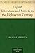 English Literature and Soci...