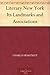Literary New York Its Landmarks and Associations by Charles Hemstreet