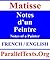 Notes d'un Peintre / Notes of a Painter (Parallel Text)