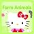 Hello Kitty Farm Animals
