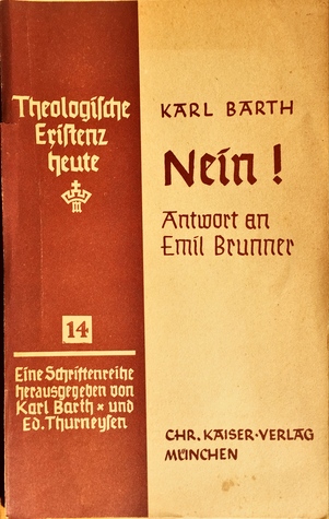Nein! Antword an Emil Brunner