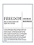 FREEDOM How to Understand and Apply the Concept by George Reisman
