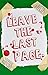 Leave the Last Page