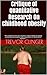 Critique of Quantitative Research On Childhood Obesity: "This scholarly article uses a business research design by finding correlations and trends to make associations to causes of this epidemic"