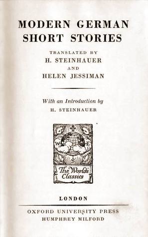 Modern German Short Stories (Hardcover)