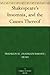 Shakespeare's Insomnia, and the Causes Thereof