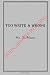 Too Write a Wrong by E. Mann
