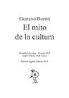 Book cover for El mito de la cultura (Spanish Edition)
