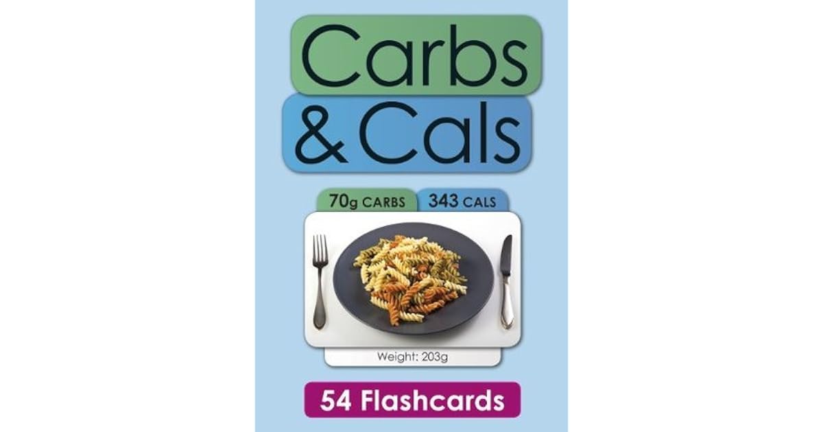 Carbs and Cals Flashcards A Visual Guide to Carbohydrate and Calorie