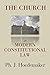 The Church and Modern Constitutional Law by Philippus Hoedemaker