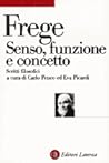 Senso, funzione e concetto: Scritti filosofici 1891-1897