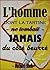 L'homme dont la tartine ne ...