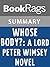 Summary & Study Guide Whose Body?: A Lord Peter Wimsey Novel by Dorothy L. Sayers