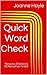 Quick Word Check: Thesaurus: Emotions & 50 Alternatives To Said