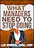 What Managers Need to Stop ...