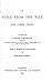 A Voice from the Nile and Other Poems