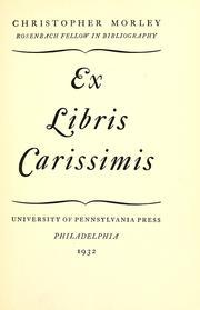 Ex Libris Carissimis (Nook)