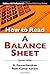 How to Read a Balance Sheet