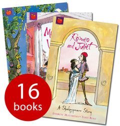 Shakespeare 16 Books Childrens Story Collection Set By Tony Ross (Paperback)