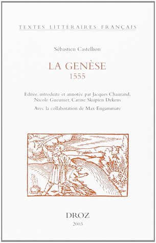 Sébastien Castellion: La Genèse 1555