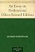 An Essay on Professional Ethics